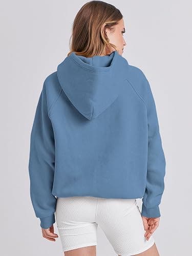 ANRABESS Women Hoodies Oversized Fleece Long Sleeve Comfy Casual Basic Pullover Sweatshirts 2025 Fall Outfits Y2K Clothes thumbnail 4