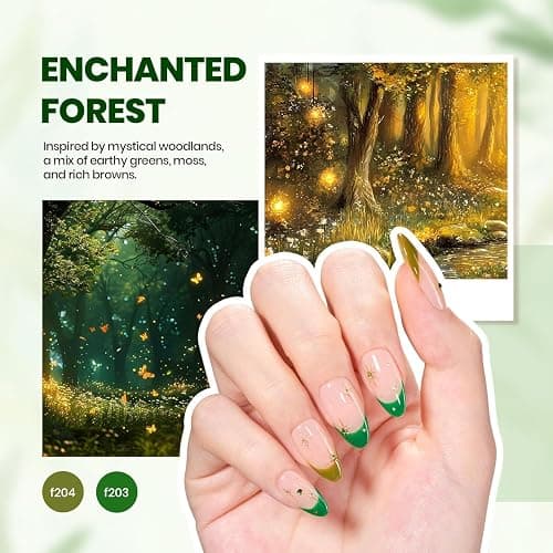 Beetles Gel Nail Polish Kit with UV Light - 31Pcs Nail Polish Set Popular Color Gel with Base and Matte&Glossy Top Coat Soak Off All Season DIY Manicure Kit Art Gifts for Women Teen Girls thumbnail 5