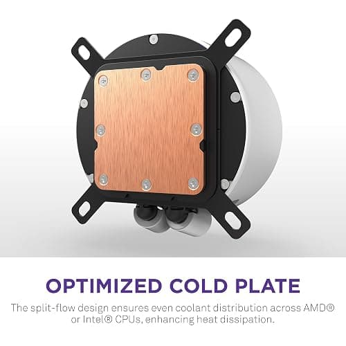 NZXT Kraken Elite 360 RGB - 360mm AIO CPU Cooler, LCD - White | 360mm RGB AIO with 2.36-inch LCD and F360 RGB Core fan. Flagship display cooling with synced RGB via CAM. thumbnail 10