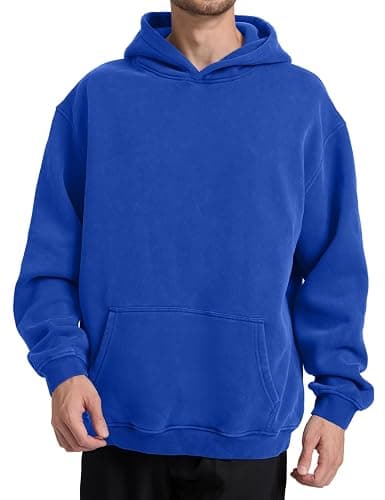 Dnzzs Acid Wash Hoodie Super Soft Sweatshirt for Mens Pullover Oversized Men's Fashion Hoodies & Sweatshirts Vintage Tops thumbnail 2