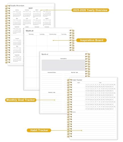 Academic Planner for 2026 or Anytime - 8.5" x 11" Undated Weekly Student Planner For Homeschool, High School, College & Nursing Students, 200 Pages, Green thumbnail 6