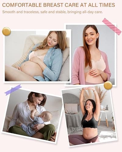 UHdod Nursing Bras for Breastfeeding, Maternity Bra for Pregnancy, Breastfeeding Bras for Women Maternity Bras for Women thumbnail 8
