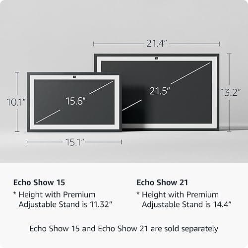 Amazon Echo Show 21 (newest model), Full HD 21" kitchen hub for home organization, with built-in Fire TV and Alexa thumbnail 6