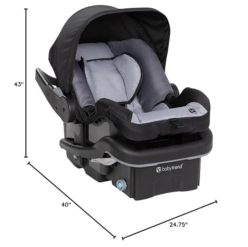 Baby Trend Passport® Switch 6-in-1 Modular Stroller Travel System with EZ-Lift™ PLUS Infant Car Seat, Dash Black thumbnail 3