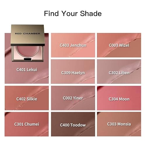 RED CHAMBER HARUKI Multi-Purpose Cream, Blush for Cheeks & Lips — Buildable Sheer-to-Glow Color, Dewy Luminous Finish, Hydrating Blush for Mature Skin, Compact with Mirror, Haelyn thumbnail 8