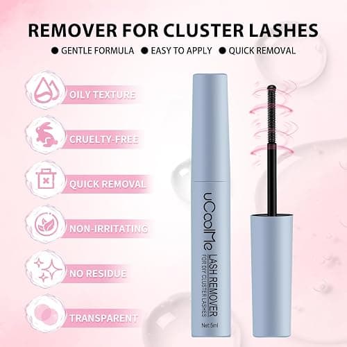 Venus Lash Clusters Kit 8-16mm with 5-6mm Bottom Lashes Wispy Natural Eyelash Clusters Kit D Curl -WideSpan DIY Eyelash Extension Kit Individual Fake Eyelashes Clusters Kit Thin Invisible Lash Band - Venus-Kit thumbnail 8