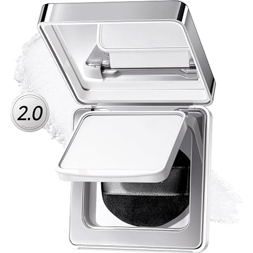 CARSLAN 2.0 Black Magnet Soft Focus Powder, Waterproof Translucent Pressed Setting Powder, 24H Longlasting Talc-Free Face Powder, Oil Control Compact Makeup,03 Translucent For Sensitive Skin, 0.28Oz - Image 1