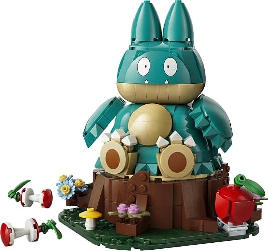 LEGO Pokémon Mampfaxo Figur - Modellbausatz für Erwachsene - Bauspielzeug aus dem Videospiel mit beweglichen Gliedmaßen & Kopf - DIY Zimmer Deko - Sammelbares Gaming Geschenk - 72150 thumbnail 9