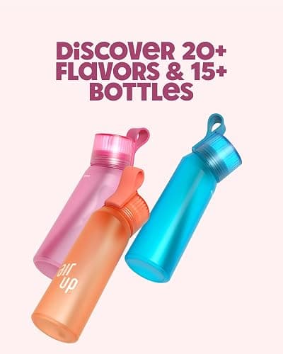 air up 22oz Hot Pink Water Flask - Sugar Free Flavored Water Bottle with Straw thumbnail 5