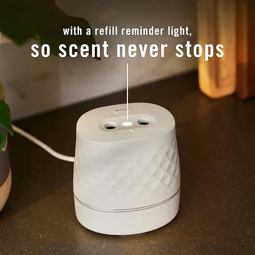 Febreze Plug Scent Booster Starter Kit, Oil Diffuser, Air Freshener Plug in, Continuous Scent Device + 2 Downy Calm Refills thumbnail 10