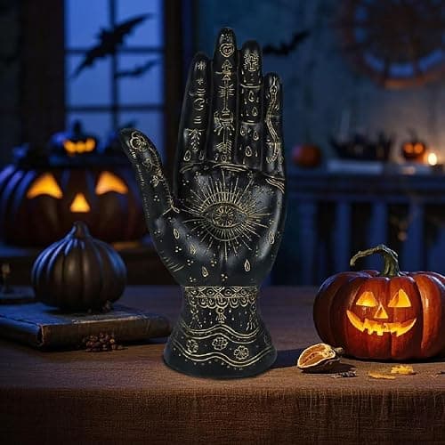 Skyant Palmistry Hand Resin Decor (Black) thumbnail 5