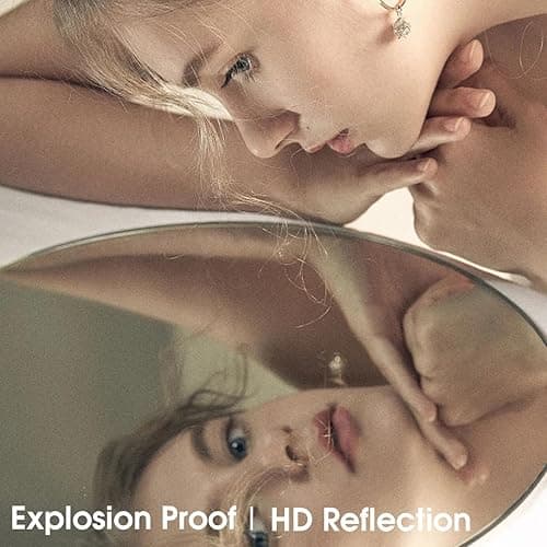 BEVERDY Over The Door Mirror - 14"x48" Arched Full Body Mirror, Gold - Gold - 48"L x 14"W thumbnail 6