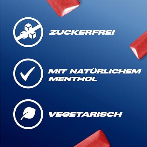 Airwaves Kaugummi Zuckerfrei, Cherry Menthol, 30 x 10 Dragees, Großpackung Chewing Gum, Mit Natürlichem Menthol, Kaugummi ohne Zucker mit Minz Frische (300 Dragees) thumbnail 5