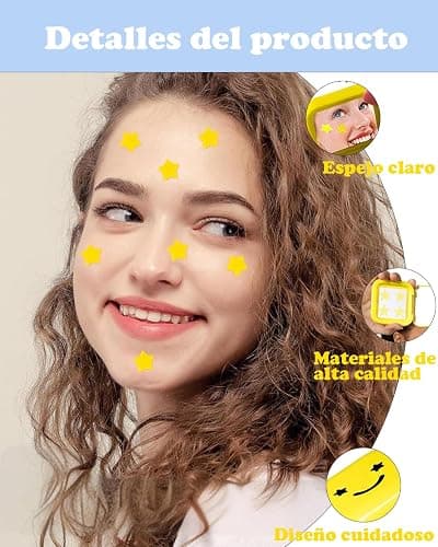 Starface Pimple Patches, Star Face, 64 Hydrocolloid Star Patches, Yellow and Blue, Ideal for Children's Room Decoration and DIY Activities thumbnail 4