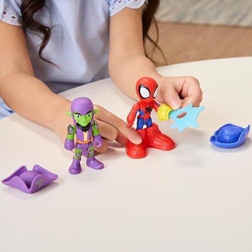 SPIDEY AND HIS AMAZING FRIENDS Marvel Water-Webs Webs Ahoy Bubble Pirate Ship Toy, 3-Inch Action Figures & Boat Playset, Super Hero Toys,, Ages 3+ thumbnail 16