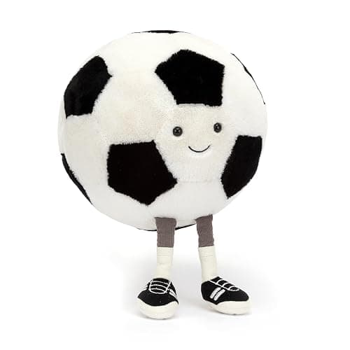 Jellycat Amuseables Soccer Ball Stuffed Toy, 12 inches - Soccer Ball Plush Gift for Sports Fans thumbnail 5