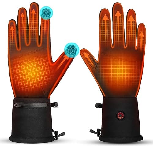 Heated Gloves for Men Women Rechargeable Waterproof Electric Motorcycle Gloves for SKI Snowboard Camping Hiking Camping - Image 1