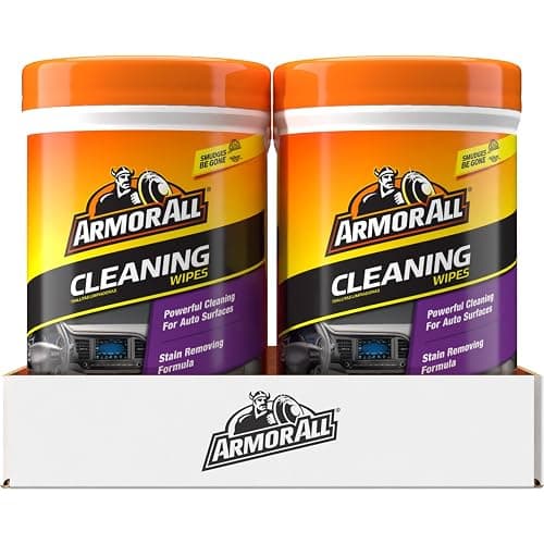 Armor All Car Cleaning Wipes, Wipes for Car Interior and Car Exterior, 90 Wipes Each thumbnail 9
