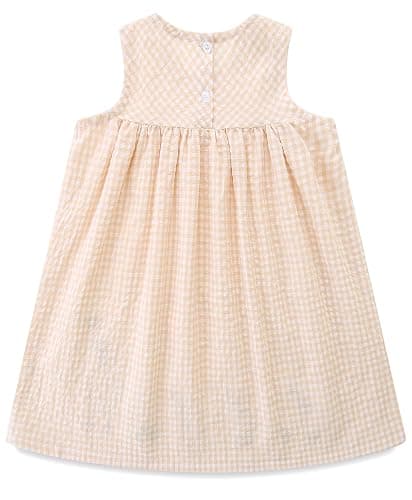 FreeLu Toddler Girls Cotton Summer Short Sleeve Dress Cartoon Print Casual Jersey Dresses thumbnail 4