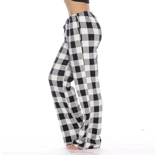 Women's Pants Plaid Printed Pajama Pants Drawstring Elastic Waist Pajama Bottoms Home Casual Clothes thumbnail 3