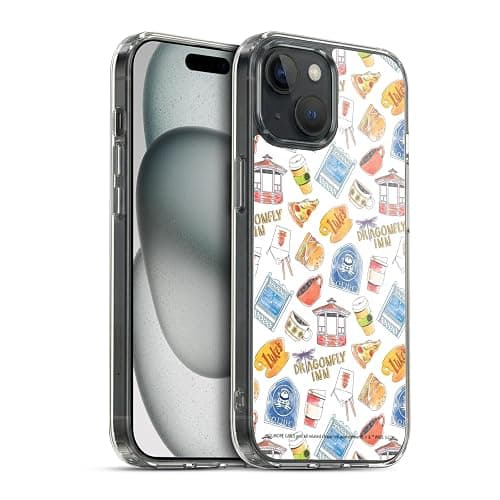 Head Case Designs Officially Licensed Gilmore Girls Icons Graphics Gel Case [Military Grade Protection] Compatible with Apple iPhone 15 and Compatible with MagSafe - Image 1