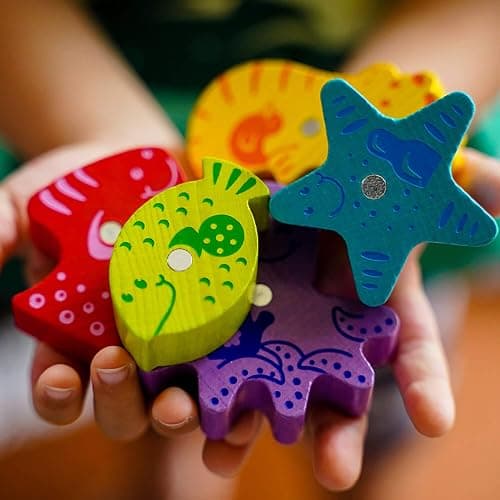 HABA My Very First Games - Here Fishy Fishy! Magnetic Fishing Game Ages 2+ Made in Germany Toddler Games, Learning Toys, Preschool Toys - English Box thumbnail 4