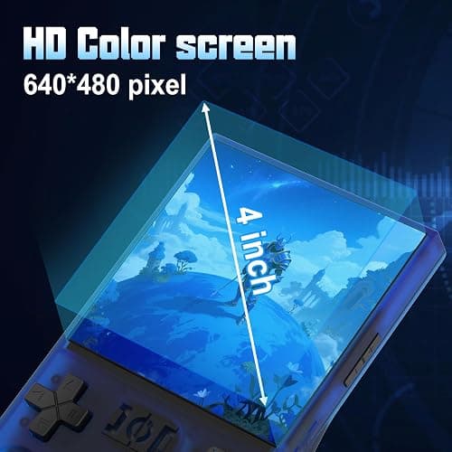 R36MAX Retro Handheld Game Console 4 inch IPS Screen Mini Retro Gaming Console 4000mAh Portable Pocket Arcade 64G TF Card 20+ Mainstream Emulators thumbnail 2