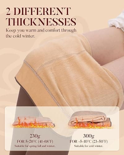 iceROSE 2 Pairs Fleece Lined Thermal Tights for Women – Sheer Black Pantyhose Warm Winter Thick Fake Translucent Leggings thumbnail 2