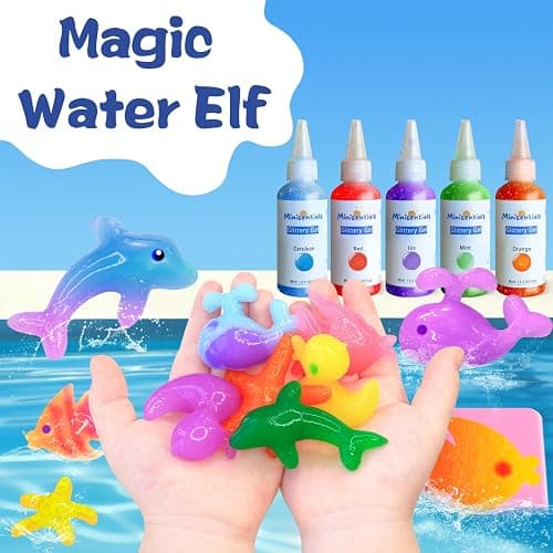 Magic Water Elf Toy Kit - Aqua Art Water Fairy Gel Kit for Kids - 10 Colors Magic Gel Water Pets - DIY Squishy Maker Set - Make Your Own Squishies Toy Crafts Party Favor for Boys & Girls Ages 6-12 thumbnail 5