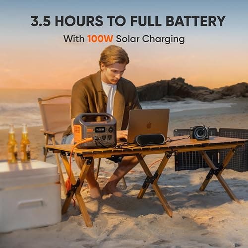 Jackery Solar Generator 300, 292Wh Power Station with 40W Solar Panel, 300W Pure Sine Wave AC Outlet for RV Outdoors Camping Travel Blackout thumbnail 4