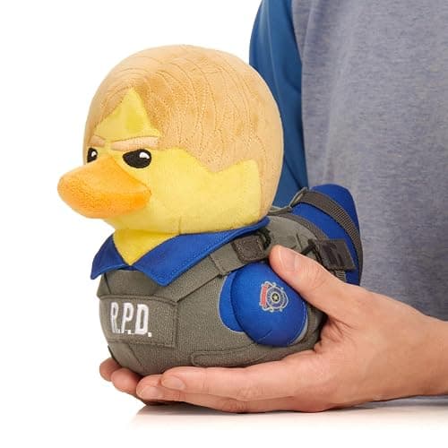 TUBBZ Plush: Leon Kennedy - Resident Evil Cosplaying Rubber Duck Soft Plush Collectible Toy - Image 1