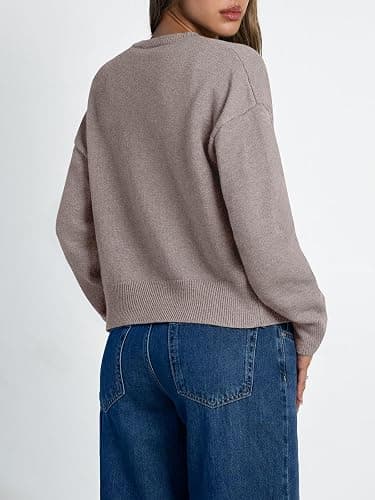 LILLUSORY Womens Cropped Cardigan Sweaters Lightweight Fall Crop Cotton Knit Y2k Outfits Fashion Button Up Clothes 2025 thumbnail 4