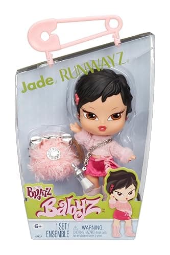 Bratz Babyz Runwayz Jade Collectible Fashion Doll with Real Fashions - Image 1