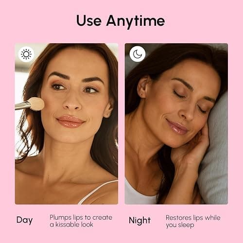 MAREE Lip Mask Overnight - Lip Moisturizer For Very Dry Lips - Hydrating Lip Butter Balm with Hyaluronic Acid & Collagen - Overnight Lip Treatment - Lip Sleeping Mask Repair - Hidratante de Labios thumbnail 8