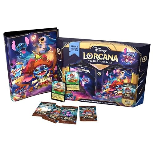 Ravensburger Disney Lorcana TCG: Azurite Sea Stitch Collector's Gift Set | Deluxe Collectible Set with Over 200 Art Pieces | Ultimate Game Experience for Ages 8+ - Image 1