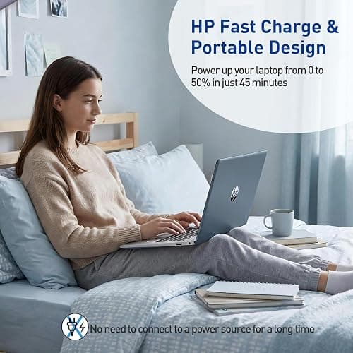 HP 17.3” Touchscreen Laptop w/Microsoft 365, 16GB RAM, 1TB SSD+128GB UFS | Webcam w/ shutter, Fingerprint Reader, Backlit Keyboard, Microsoft Copilot Key, Intel Quad-Core CPU, Win11, Blue thumbnail 6