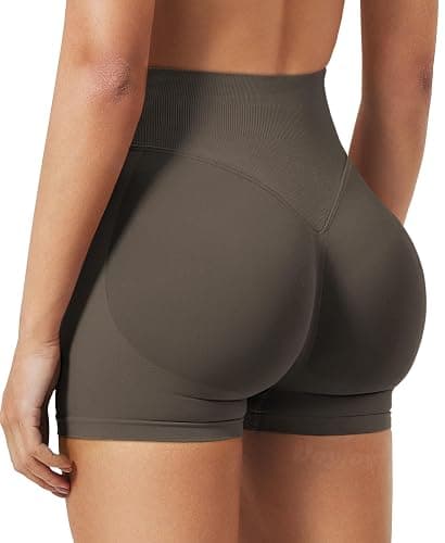 VOYJOY Women Workout Impact Shorts 2.5"/ 3.6"/ 4.5"/ 6" Scrunch Butt Lifting Gym Seamless Booty Biker Shorts thumbnail 2