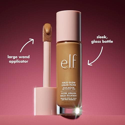 e.l.f. Halo Glow Liquid Filter, Complexion Booster For A Glowing, Soft-Focus Look, Infused With Hyaluronic Acid, Vegan & Cruelty-Free, 2 Fair/Light thumbnail 5