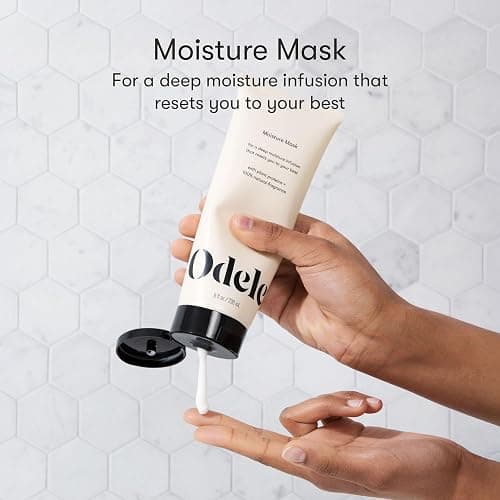 Odele Moisture Hair Mask, Conditioner Treatment with Jojoba and Argan Oils for All Hair Types + Textures, 8 Fl Oz thumbnail 2