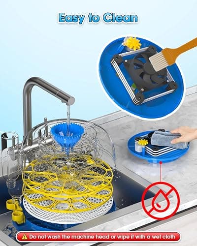 Incubators for Hatching Eggs,18 Egg Incubator with Automatic Egg Turning and Humidity Control,Egg Candler,Air Vent,360° Viewing for Chicken,Duck Eggs,Ideal for Farm,Classroom,Home Use thumbnail 7