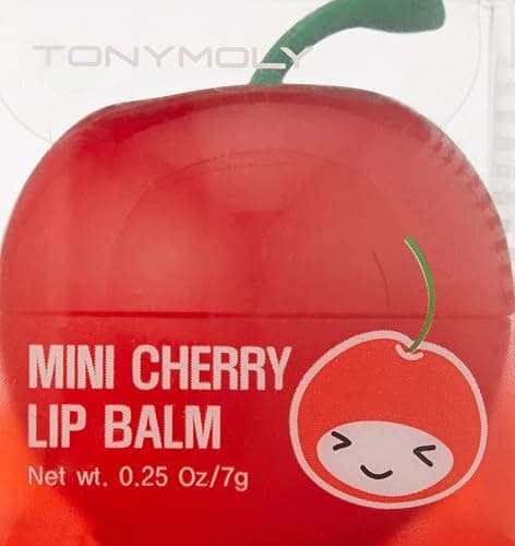 TONYMOLY Mini Cherry Lip Balm, Moisturizing & Hydrating Korean Lip Balm for Women & Men, Long Lasting, Chapstick for Lips, thumbnail 2