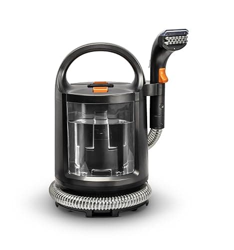 Shampouineuse 400W avec pulvérisateur - Nettoyeur textile à main avec réservoir, injecteur extracteur, détacheur laveur, aspire et nettoie canapés, tissus, moquettes, sièges auto, tapis, câble 5m thumbnail 2