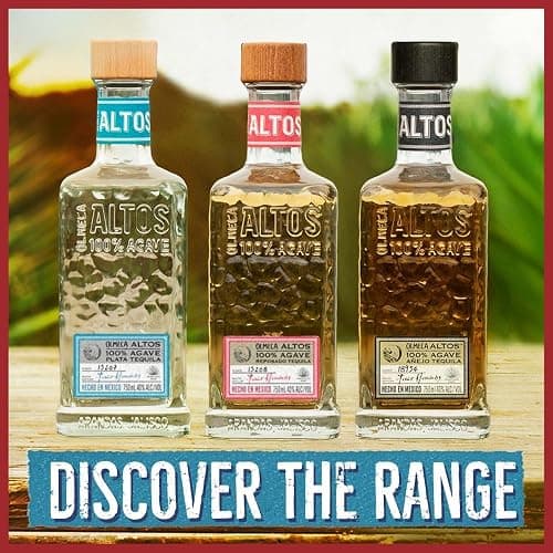 Olmeca Altos Reposado Tequila 70cl, 38% ABV/Made from 100% Blue Weber Agave, Top Ranked Tequila for Margaritas and Palomas, Award Winning, Aged in Bourbon Casks, Grown in Los Altos, Mexico thumbnail 7