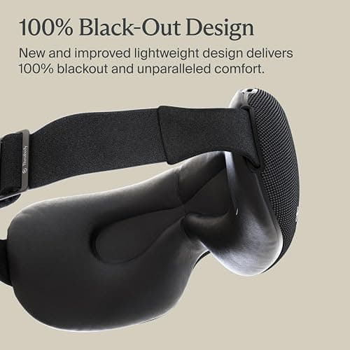 Therabody SmartGoggles (2nd Generation) Heated Eye Mask & Eye Massager - Blackout Sleep Mask & Temple Massage for Personalized Relaxation, Stress Relief & Headache Relief thumbnail 5