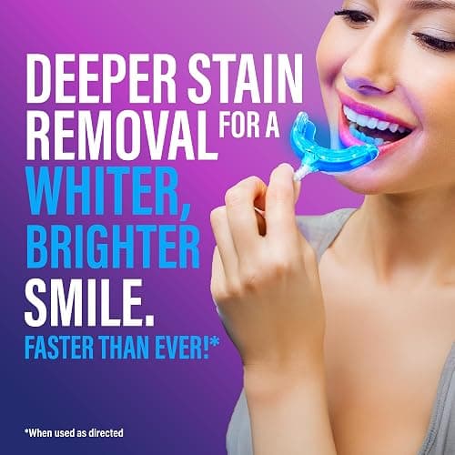 GuruNanda Premium Teeth Whitening Kit with Wired LED Light & Whitening Pen, Works with iPhone & Android, Helps Remove Surface Stains from Coffee, Food, Soda thumbnail 2