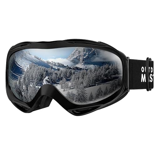 OutdoorMaster OTG Ski Goggles - Over Glasses Ski/Snowboard Goggles for Men, Women & Youth - 100% UV Protection - Image 1