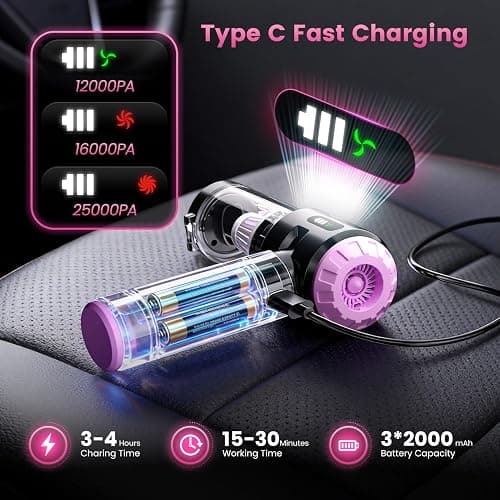 Handheld Car Vacuum Cleaner thumbnail 2
