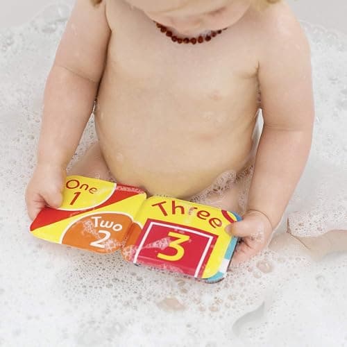Floating Baby Bath Books Set of 4 - Bath Books for Babies, Infants - Waterproof, Mold-Free Bath Toys for Learning & Early Education (Fruit, Ocean, ABC, Numbers Books) thumbnail 8