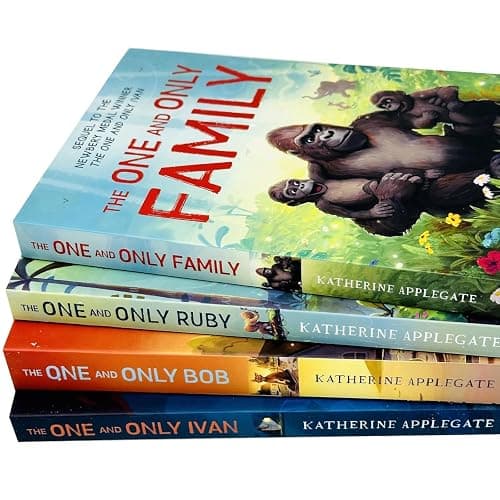 The One and Only Series 4 Books Collection Set By Katherine Applegate(One and Only Ivan, The One and Only Bob, The One and Only Ruby & The One and Only Family) thumbnail 3