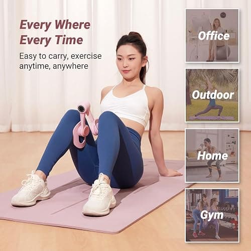 MERACH Pelvic Floor Exercise Devices, Thigh Trainer, Inner Thigh Exerciser | Easy Shaping, Quickly Activates Floor Muscles, 360° Rotation and High-Quality Materials, Suitable for Everyone thumbnail 6